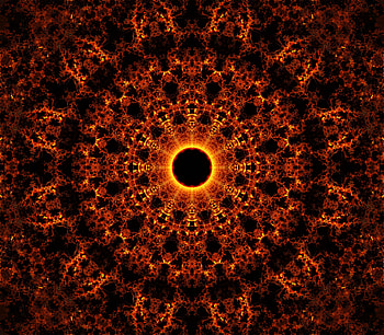 Abstract, Fire, Circles, Pattern, Fractal HD wallpaper