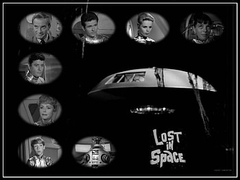 The Cast of Lost in Space, lis, robot, lost in space, jupiter 2, will robinson, dr smith HD wallpaper