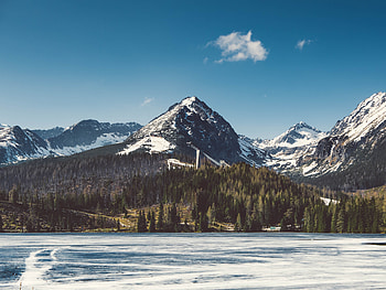 Nature, Mountains, Lake, Slovakia, Strba Tarn HD wallpaper