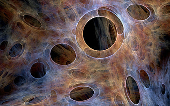 Abstract, Lilac, Brown, Hole HD wallpaper