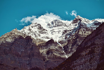 Nature, Snow, Mountain, Vertex, Top, Peak HD wallpaper