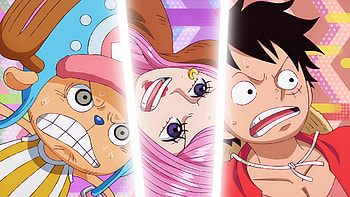 One Piece : Luffy, Chopper & Jewelry Bonney Adventure Trio, Anime, One Piece, Tony Tony Chopper, Jewelry Bonney, Monkey D. Luffy HD wallpaper