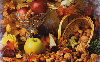 Fruit n nuts, graphy, fall, autumn, nuts, fruit, food HD wallpaper