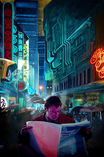 Rick Deckard, Blade Runner, Movie character, Artistic inspiration HD phone wallpaper