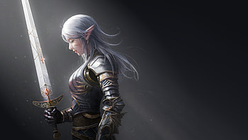 Elf Warrior Sword HD wallpaper