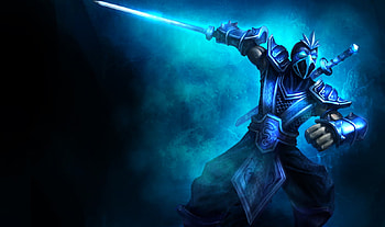 Shen - The Eye of Twilight, sword, ninja, splash, shen, shen splash, the eye of twilight, fantasy, video game, cg, league of legends, fighter, , warrior, assassin HD wallpaper