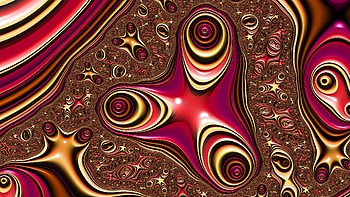 Trippy Psychedelic Fractal, trippy, psychedelic, aesthetic, Abstract, fractal HD wallpaper