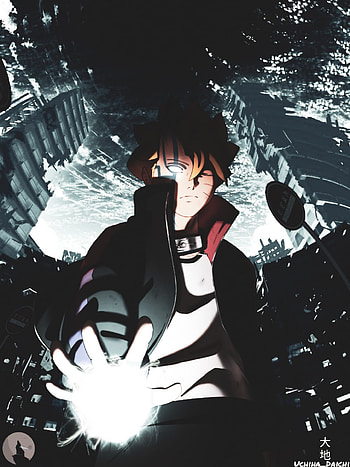 Boruto Uzumaki, art, black hair HD phone wallpaper