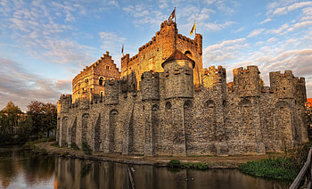Cities, Lock, Wall, Belgium, Moat, Ditch HD wallpaper