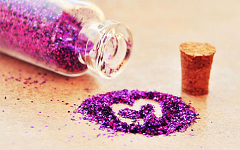 Love, Drawing, , Heart, Tinsel, Sequins, Bottle, Cork, Bung HD wallpaper