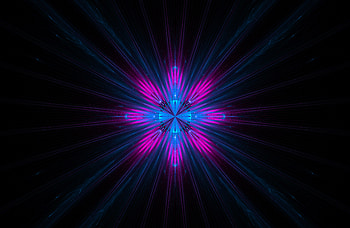 Abstract, Shining, Beams, Rays, Fractal HD wallpaper