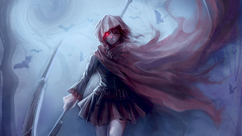 Ruby Rose Anime Girl, ruby-rose-rwby, rwby, ruby-rose, anime, artist, digital-art, artwork HD wallpaper