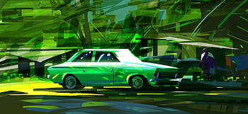 Car Illustration, cars, artist, artwork, illustration, digital-art, behance HD wallpaper
