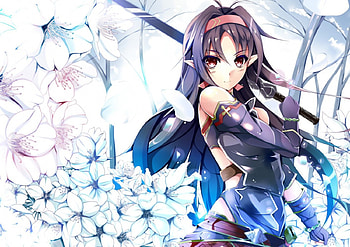 Konno Yuuki, anime girl, sao, anime HD wallpaper