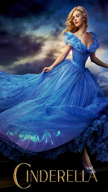 Cinderella 2015 movie, Fairy tale adaptation, Magical transformation, Glass slipper HD phone wallpaper