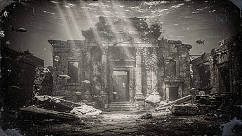Underwater Ruins HD wallpaper