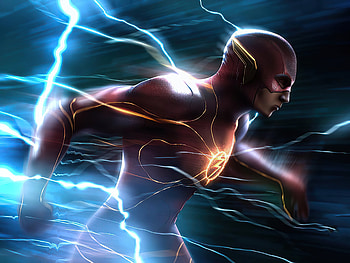 Flash Runner, flash, superheroes, artwork, artist HD wallpaper