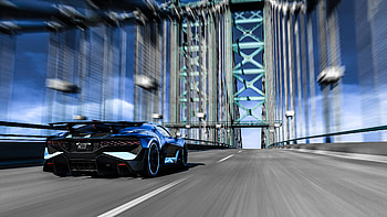 Gta V Bugatti Divo On Highway, bugatti-divo, bugatti, 2018-cars, cars, gta-5 HD wallpaper