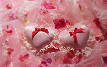 Love, Patterns, Cloth, Present, Gift, Heart HD wallpaper