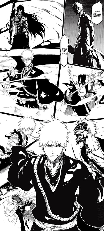 Bleach, art, graph HD phone wallpaper