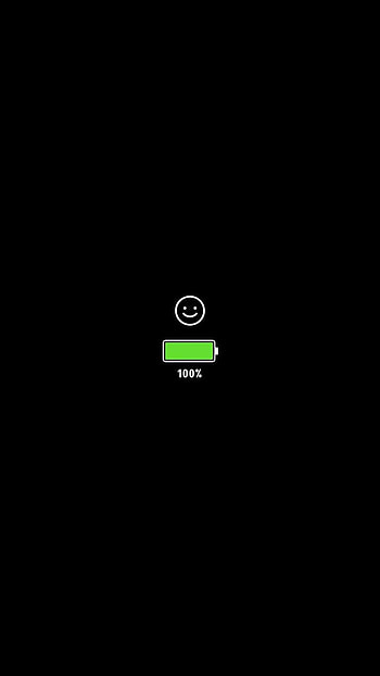 Full Battery, green, ı, smile HD phone wallpaper