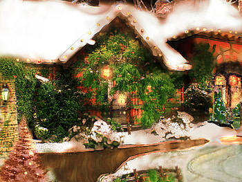 Xmas, winter, holiday, snow, christmas HD wallpaper