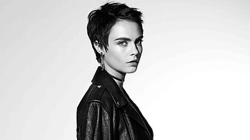 Cara Delevingne Numero Magazine , cara-delevingne, celebrities, girls, model, monochrome, black-and-white HD wallpaper