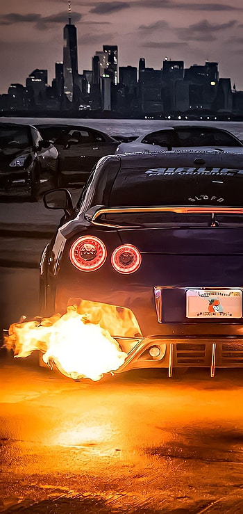 Nissan gtr r35, automotive lighting, vehicle registration plate HD phone wallpaper