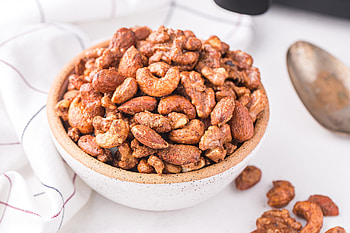 Air fryer spiced nuts, Quick and healthy snack, Irresistibly crunchy, Flavorful bite HD wallpaper