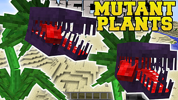 PAT & JEN Minecraft: MUTANT PLANTS MOD (EVIL PLANTS THAT EAT EVERYTHING! HD wallpaper