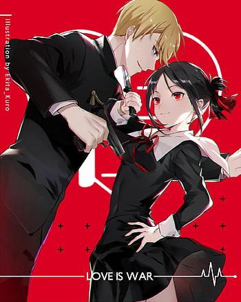 Love is war, kaguya, shinomiya, miyuki, shirogane HD phone wallpaper