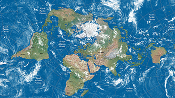 World map, Digital art, Abstract , Futuristic elements HD wallpaper