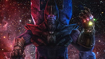 Thanos The End Is Near Art, thanos, artwork, artist, digital-art, supervillain, behance, superheroes HD wallpaper