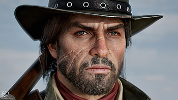 John Marston, , Men CGI, Red Dead Redemption HD wallpaper
