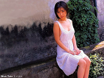 cute,pretty,white dress,Maho Takai, cute, white dress, pretty, maho takai HD wallpaper