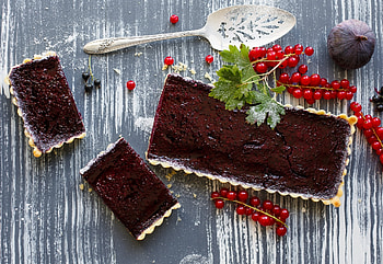 Food, Red Currants, Redcurrant, Bakery Products, Baking, Fig, Pie HD wallpaper
