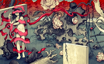 Procession, james jean, girl, art HD wallpaper