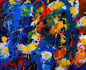 Canvas, paint, brushstrokes, art HD wallpaper