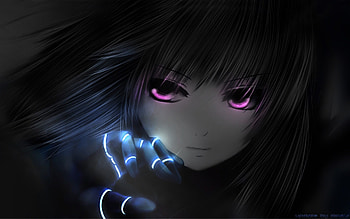 and View Full Size . This Dark Anime Girl ... HD wallpaper