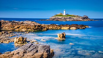 Godrevy, Lighthouses HD wallpaper