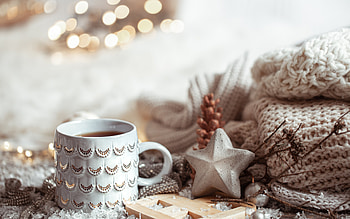 Happy Holidays!, card, white, craciun, christmas, new years, cup HD wallpaper
