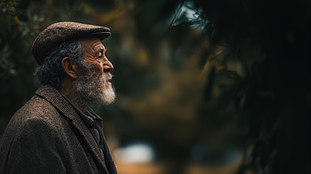 Pensive Elder — Ultra, man, elderly man, beard HD wallpaper