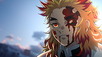 Rengoku, Anime, Demon Slayer: Kimetsu no Yaiba - The Movie: Mugen Train HD wallpaper