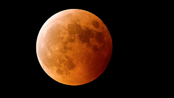 Cosmic phenomenon, Lunar landscape, Nighttime panorama, Celestial wonder HD wallpaper