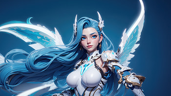 Angel Armor Girl , fantasy-girls, fantasy, artist, artwork, digital-art HD wallpaper