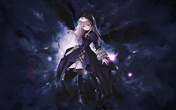 Anime, Flight, Girl, Wings HD wallpaper