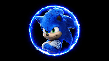 Blue Sonic the Hedgehog HD wallpaper