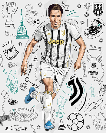 Federico_Chiesa, Juventus, Soccer, Serie A, Italia, UCL HD phone wallpaper