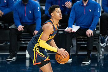 Warriors' permanent starting two, Jordan Poole's fit, Logical choice, Golden State Warriors HD wallpaper