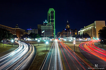 Dallas Skyline, Night lights, Missy Mayo graphy, Dallas cityscape HD wallpaper